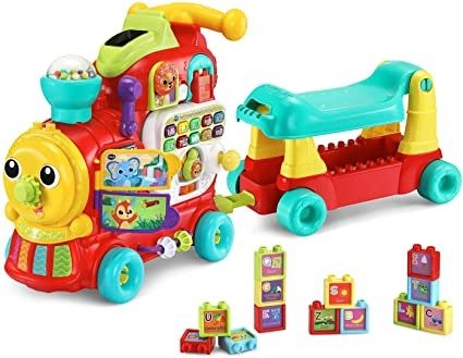 4-in-1 Letter Learning Train (Frustration Free Packaging), Red
