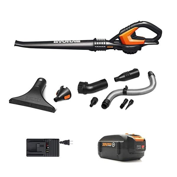 WORX WG545.4 Cordless Hi-Capacity Blower, Battery Included