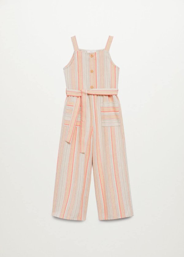 Striped long jumpsuit - Girls | OUTLET USA