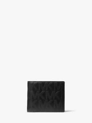 Cooper Logo Embossed Leather Billfold Wallet