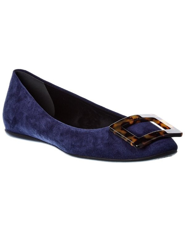 Gommette Suede Flat