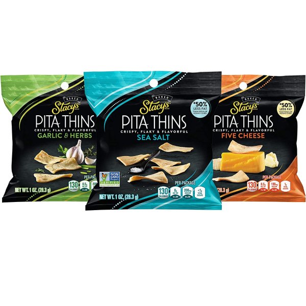Flavored Pita Chips, 24 count