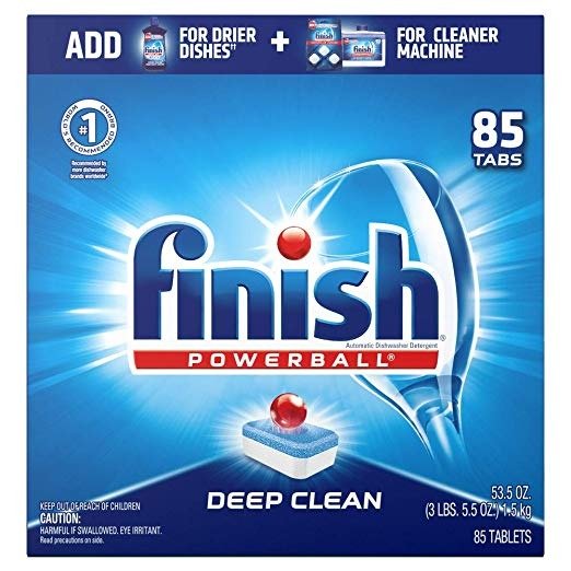 - All in 1-85ct - Dishwasher Detergent - Powerball - Dishwashing Tablets - Dish Tabs - Fresh Scent