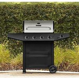 BBQ Pro 4 Burner Gas Grill with Stainless Steel Lid model no. PG-40403SOL