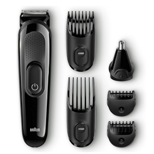 Braun MGK3020 Men's Beard Trimmer for Hair / Head Trimming, Grooming Kit with 4 Combs, 13 Length Settings for Ultimate Precision