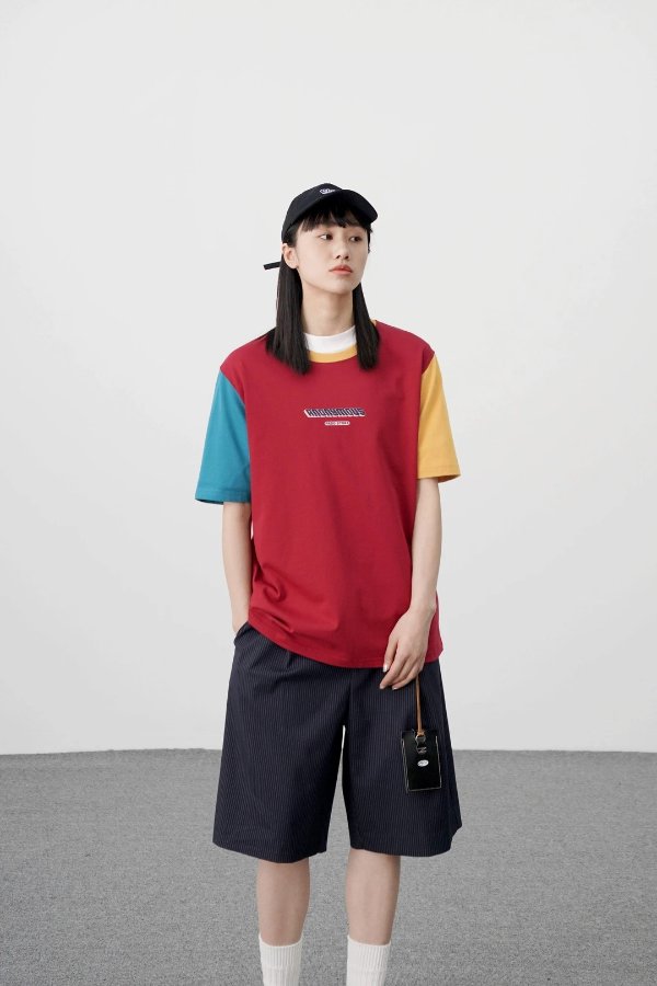 Anonymous Graphic Colorblock T-Shirt