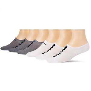 adidas Men's Superlite Linear Super No Show Socks (6-Pack)