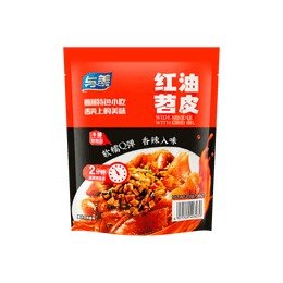 YUMEI Spicy Sichuan Wide Noodles with Chili Oi 7.4oz
