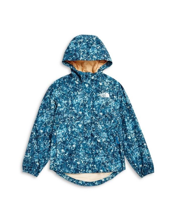 ® Girls' Antora Paint Splatter Print Hooded Rain Jacket - Big Kid