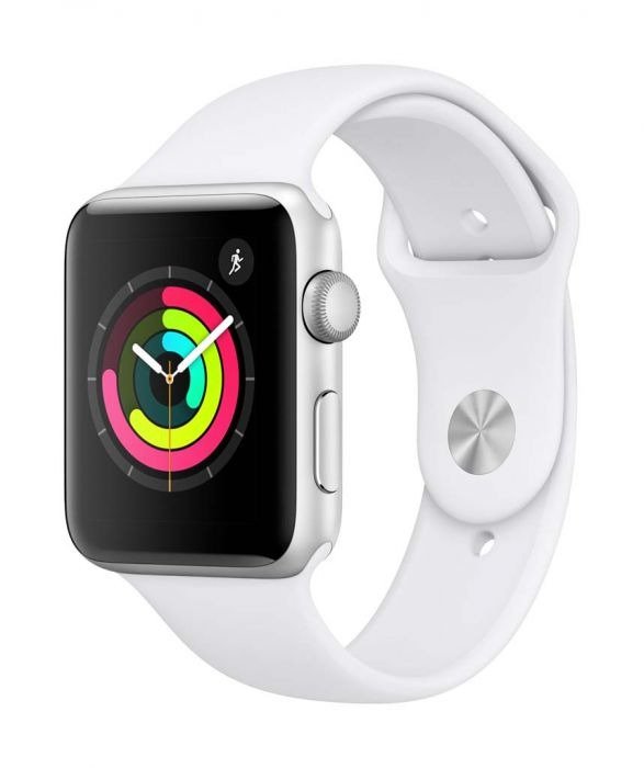 Watch Series 3 42mm Silver Alu White Band 2018