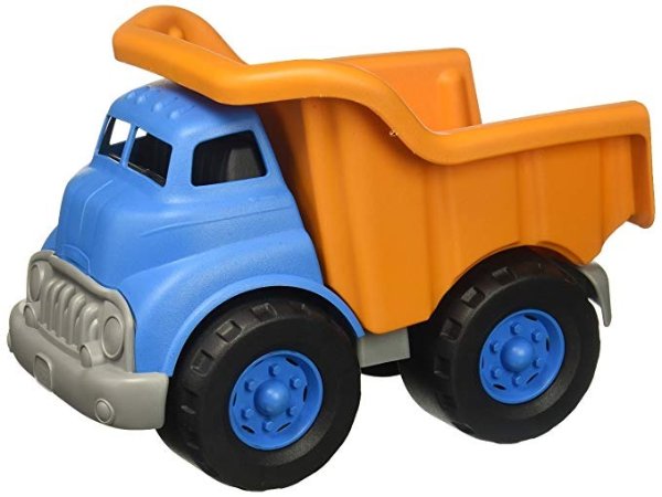 Dump Truck Vehicle Toy, Orange/Blue, 10 x 7.5 x 6.75