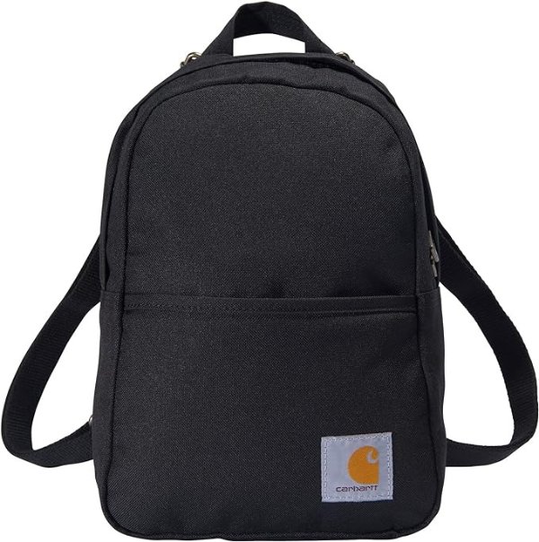 Carhartt Classic Mini Backpack, Durable, Water-Resistant Backpack with Adjustable Shoulder Straps, Black