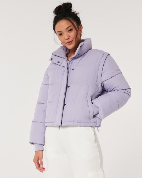 Gilly Hicks Convertible Puffer Jacket