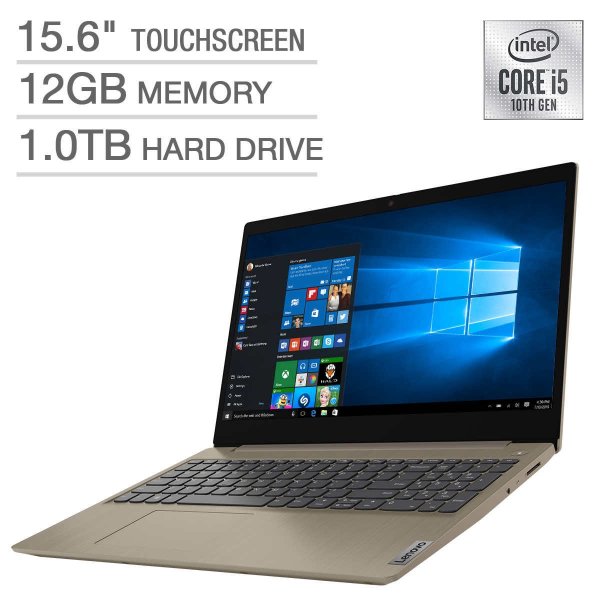 IdeaPad 3 15.6" Touchscreen Laptop - 10th Gen Intel Core i5-1035G1