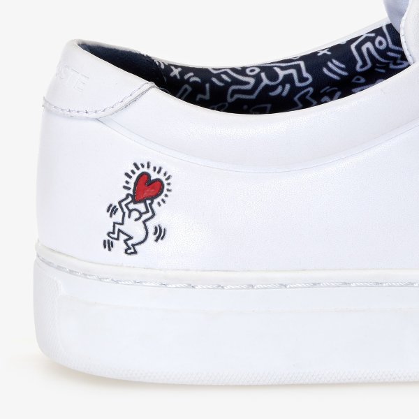 Lacoste x Keith Haring 合作款小白鞋