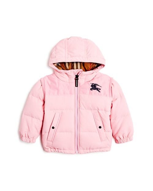 Girls' Mini Ezra Hooded Down Puffer Coat - Baby