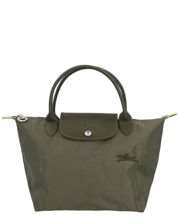 Le Pliage Green S Nylon Bag / Gilt