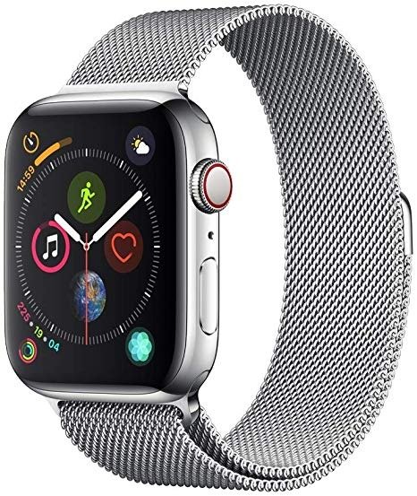 Watch Series 4 (GPS + Cellular, 44mm) - Stainless Steel Case with Milanese Loop