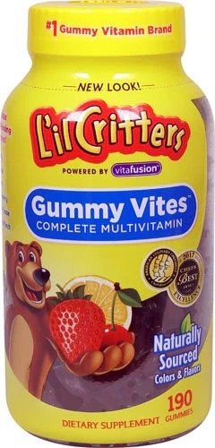Gummy Vites™ Complete Assorted Fruit -- 190 Gummy Bears