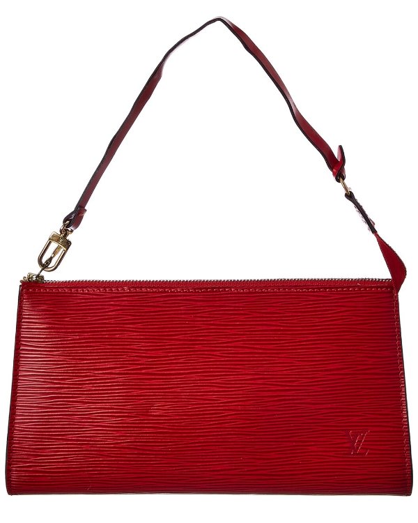 Red Epi Leather Pochette Accessoires