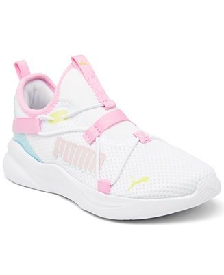 Little Girls Softride Rift Pop Glitch Stretch-Lace Casual Sneakers from Finish Line