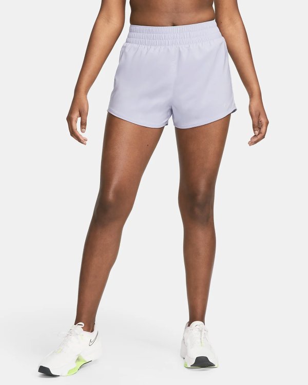 Nike Dri-FIT One Women's High-Waisted 3" Brief-Lined Shorts. Nike.com