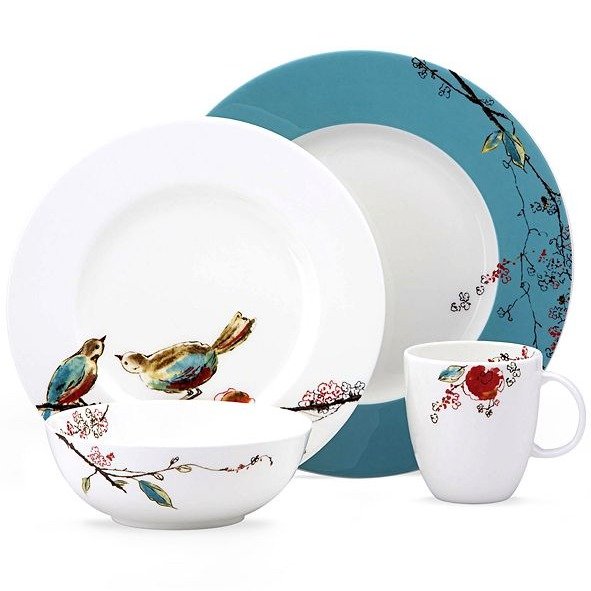 Simply Fine Chirp Round 4-Piece Place Setting
