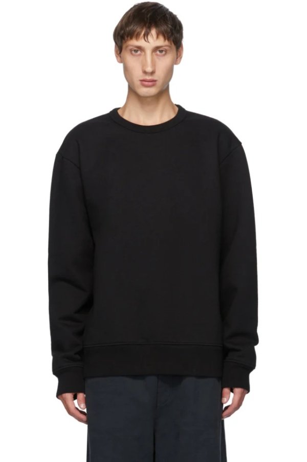 Black Classic Fit Sweatshirt