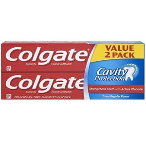 史低价：Colgate Cavity Protection 防蛀保护牙膏两只装