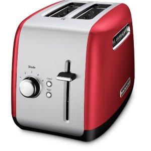 KitchenAid 2-Slice Red and Silver Toaster