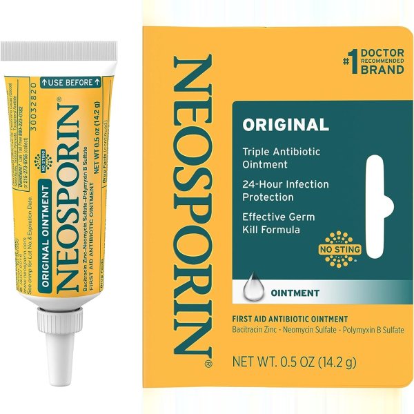 Original First Aid Antibiotic Ointment with Bacitracin Zinc For Infection Protection