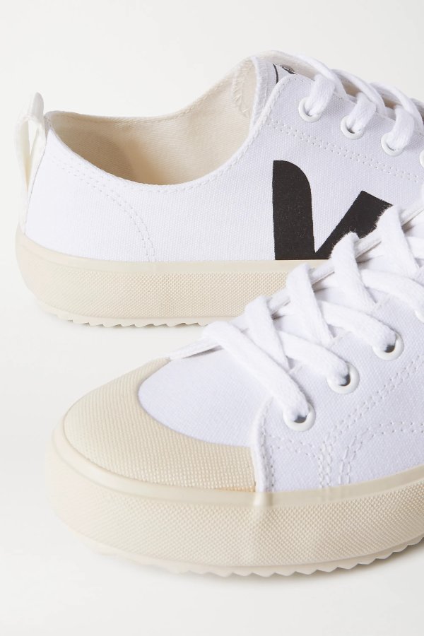 + NET SUSTAIN Nova organic cotton-canvas sneakers
