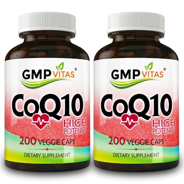 ® High Potency CoQ10 200 Veggie Cap 2-Bottle Bundle