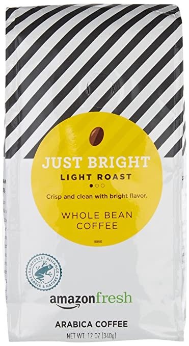 AmazonFresh Just Bright 咖啡豆12oz 3包