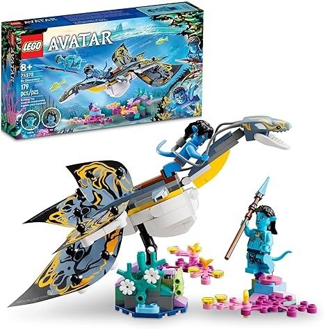 Avatar Ilu Discovery 75575, The Way of Water Movie Building Toy Ocean Set, Animal-Like Underwater Creature Figure, Collectible Display Idea for Kids and Movie Fans