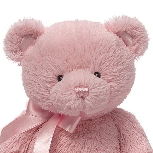 Baby GUND My First Teddy Bear Stuffed Animal Plush, Pink, 10"