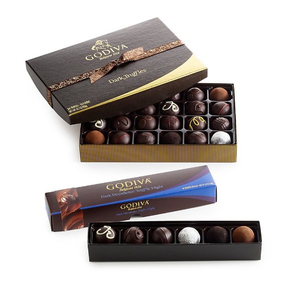 Dark Chocolate Truffle Lover's Gift Set | GODIVA