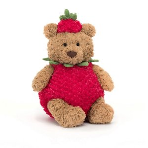 JellycatBartholomew Bear Strawberry