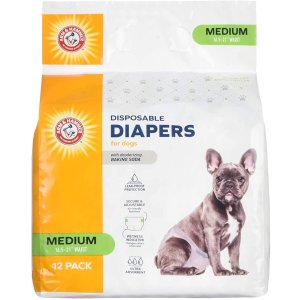 Arm & Hammer For Pets Dog Diapers, 12 Count