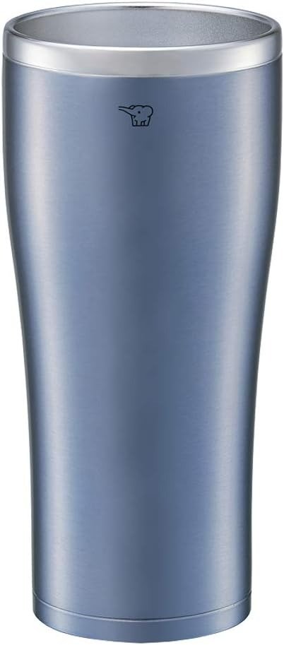 SX-DN60-AC Thermos Bottle, Stainless Steel Tumbler, Mug, Vacuum Double Layer, Heat and Cold Retention, 20.3 fl oz (600 ml), Clear Blue