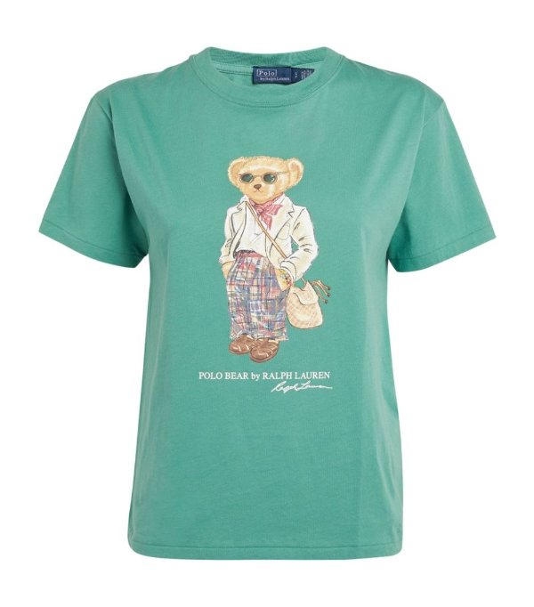 Sale | Polo Ralph Lauren Polo Bear Graphic Print T-Shirt | Harrods US