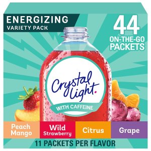 Crystal Light 果味能量饮料冲剂4口味綜合裝44包