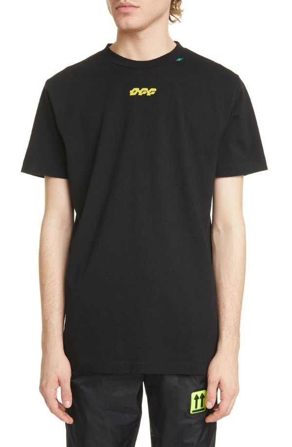 Disrupted Font Logo Tee