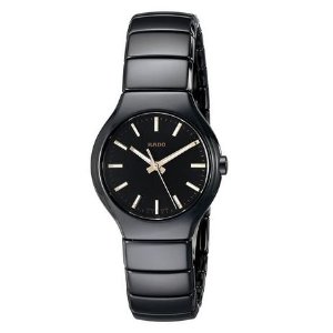 Rado Women's R27655062 True Analog Display Swiss Quartz Black Watch