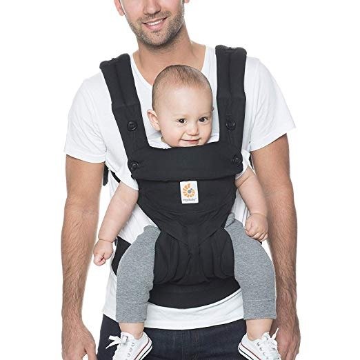 Carrier, 360 All Carry Positions Baby Carrier, Pure Black