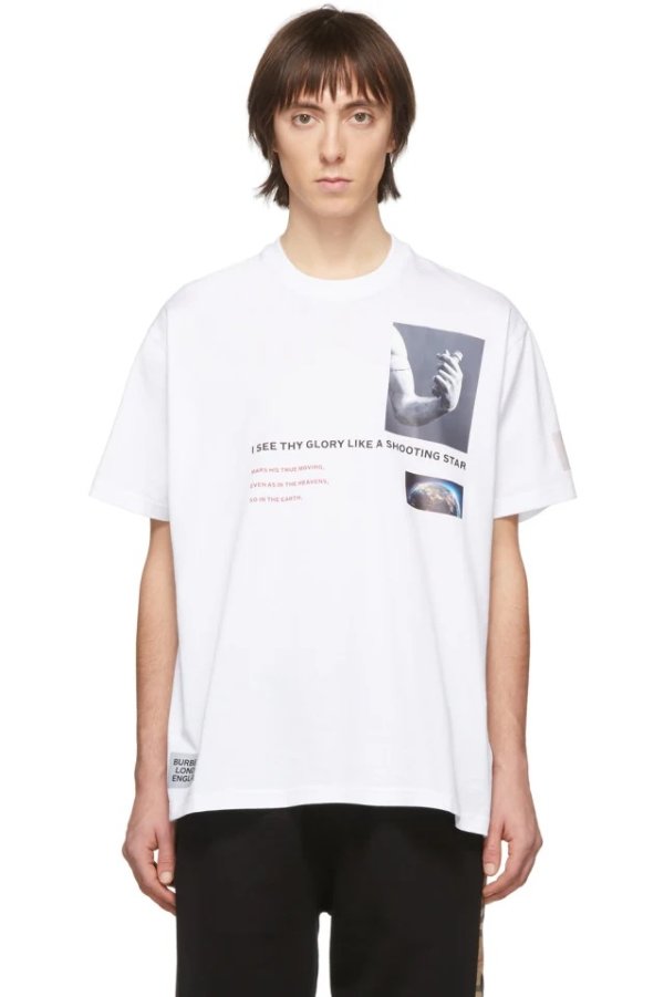 White Montage T-Shirt