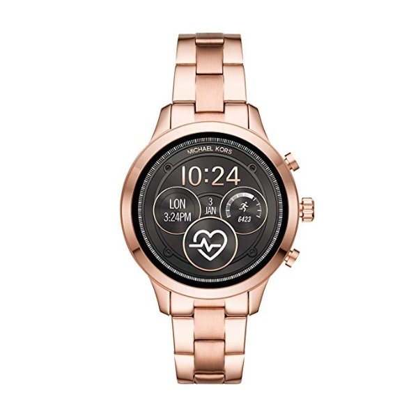 Women's Access Runway Stainless Steel Plated Touchscreen Watch with Strap, RoseGoldTone, 18 (Model: MKT5046