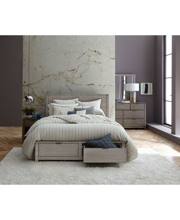 Storage Bedroom Furniture, 3-Pc. Set (Queen Bed, Dresser & Nightstand), Created for Macy's