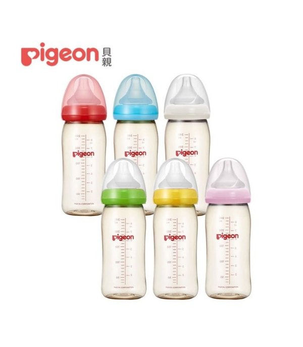 寬口母乳實感PPSU奶瓶 - 1入 | PIGEON 貝親
