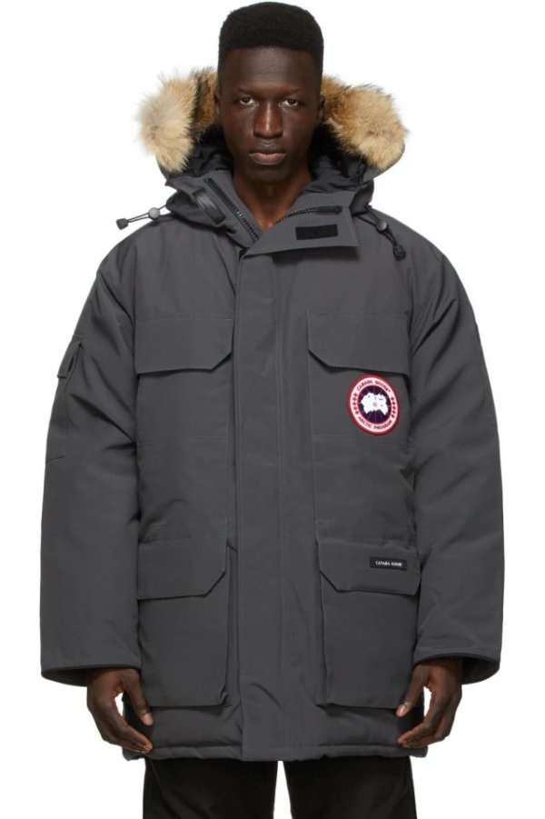 Grey Down Expedition Parka